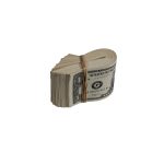 1980 Series $1 Aged $100 Full Print Prop Money Fold - Prop Movie Money