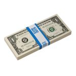 2000 - 1980 Series $1 Full Print Prop Money Stack - Prop Movie Money