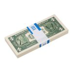 2000 - 1980 Series $1 Full Print Prop Money Stack - Prop Movie Money