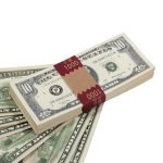 1980 Series $10 Aged $1,000 Full Print Prop Money Stack - Prop Movie Money