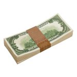 1980 Series $100,000 Aged Blank Filler Package - Prop Movie Money