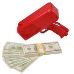 2000 Series $100 Full Print Stack with Money Gun - Prop Movie Money