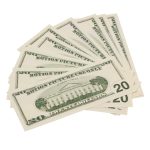 2000 Series $10,000 Full Print Fold Bundle - Prop Movie Money