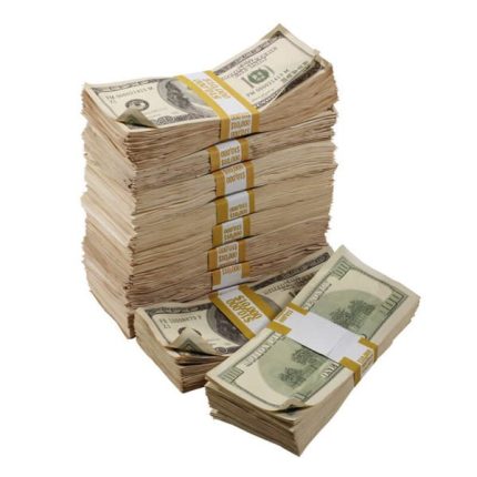 2000 Series $100,000 Aged Blank Filler Prop Money Bundle - Prop Movie Money