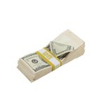2000 Series $1,000,000 Aged Blank Filler Duffel Bag - Prop Movie Money