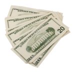 2000 Series $20 Aged $2,000 Full Print Prop Money Stack - Prop Movie Money