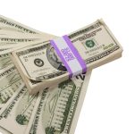 2000 Series $20 Aged $2,000 Full Print Prop Money Stack - Prop Movie Money
