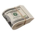 2000 Series $2,000 Full Print Fat Fold - Prop Movie Money