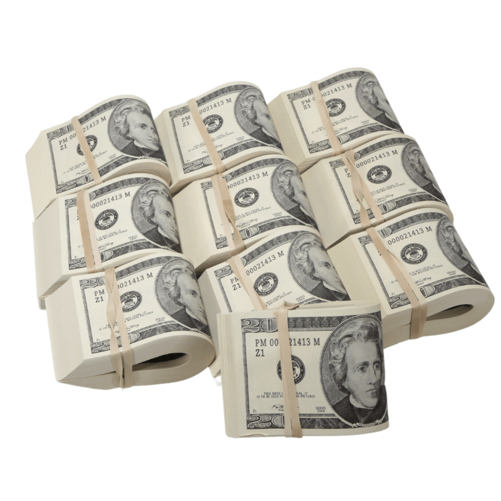 2000-series-20000-full-print-fold-bundle-9103825-2 2000 Series $20,000 Full Print Fold Bundle - Prop Movie Money