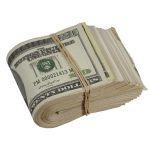 2000 Series $20s Aged $2,000 Blank Filler Fat Fold - Prop Movie Money