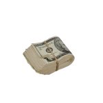 2000 Series $20s Aged $2,000 Blank Filler Fat Fold - Prop Movie Money