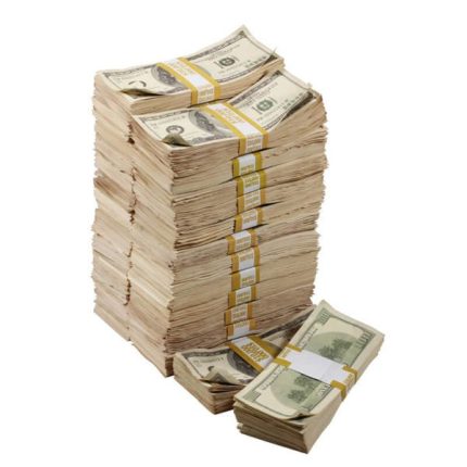 2000 Series $250,000 Aged Blank Filler Prop Money Bundle - Prop Movie Money