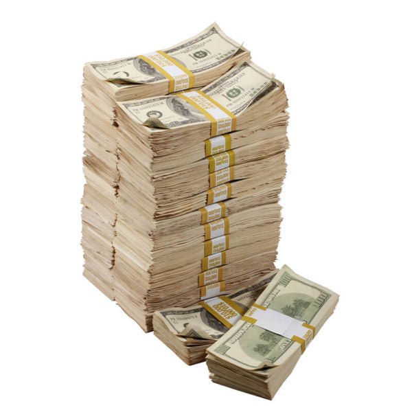 2000-series-250000-aged-full-print-prop-money-package-6949528 2000 Series $250,000 Aged Full Print Prop Money Package - Prop Movie Money