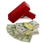 2000 Series $30,000 Full Print Stacks with Money Gun - Prop Movie Money