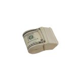 2000 Series $5 Aged $500 Full Print Fat Fold - Prop Movie Money