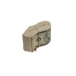 2000 Series $5 Aged $500 Full Print Fat Fold - Prop Movie Money
