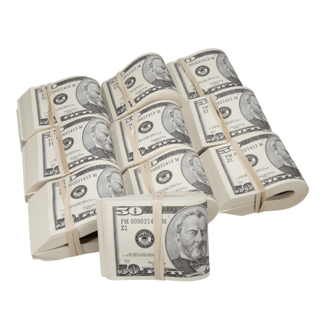 2000-series-50000-blank-filler-fat-fold-bundle-7711013-2 2000 Series $50,000 Blank Filler Fat Fold Bundle - Prop Movie Money