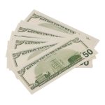 2000 Series $50,000 Full Print Fold Bundle - Prop Movie Money