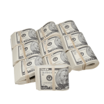 2000 Series $50,000 Full Print Fold Bundle - Prop Movie Money
