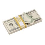 2000 Series $750,000 Full Print Stacks with Silver Aluminum Case - Prop Movie Money
