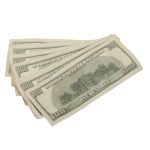 2000 Series Mix $15,000 Aged Full Print Fold Prop Money Bundle - Prop Movie Money