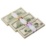 2000 Series Mix $17,000 Blank Filler Prop Money Bundle - Prop Movie Money