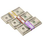 2000 Series Mix $17,000 Blank Filler Prop Money Bundle - Prop Movie Money