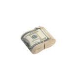 2000 Series Mix $18,500 Aged Full Print Fold Prop Money Bundle - Prop Movie Money