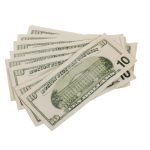 2000 Series Mix $18,500 Aged Full Print Fold Prop Money Bundle - Prop Movie Money