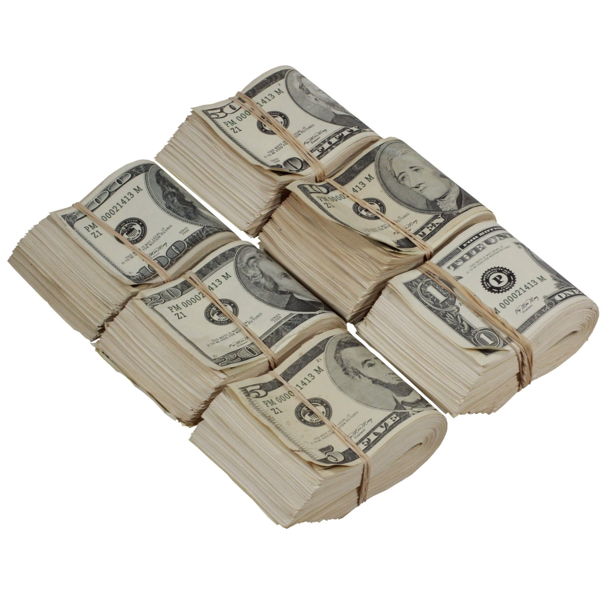 2000-series-mix-18600-aged-blank-filler-fold-bundle-4483008-14 2000 Series Mix $18,600 Aged Blank Filler Fold Bundle - Prop Movie Money
