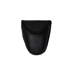 Hinged Prop Handcuffs with Keys & Holster – Black Solid Steel for Film, Cosplay & Training - Prop Movie Money