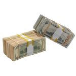 Mixed Series $100,000 Aged Full Print Prop Money Package - Prop Movie Money