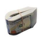 New Series $10,000 Blank Filler Fat Fold - Prop Movie Money