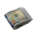 New Series $1,000,000 Blank Filler Fold Duffel Bag - Prop Movie Money