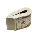 New Series $2,000 Blank Filler Fat Fold - Prop Movie Money