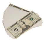 New Series $2,000 Blank Filler Fat Fold - Prop Movie Money