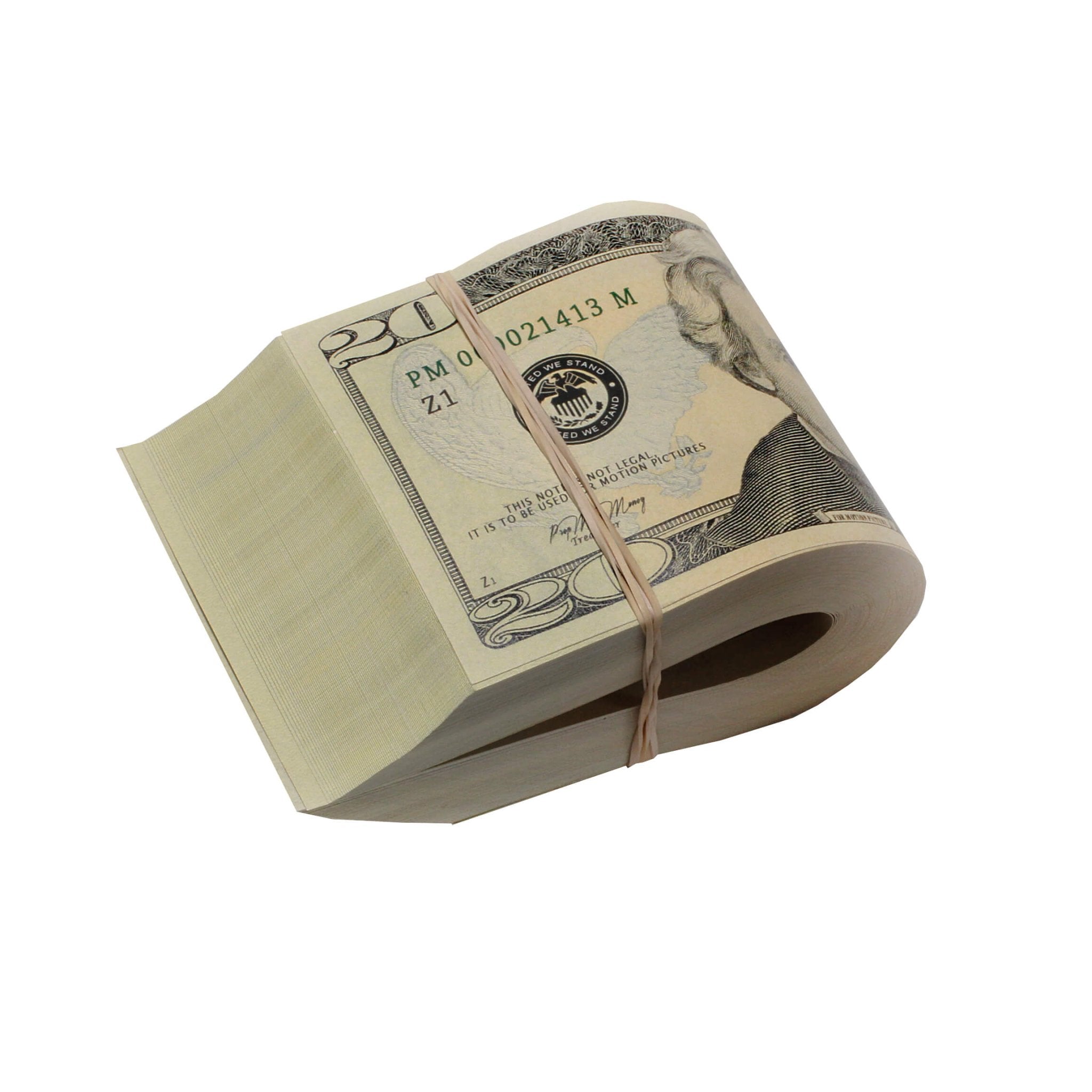 new-series-2000-blank-filler-fat-fold-9072716 New Series $2,000 Blank Filler Fat Fold - Prop Movie Money