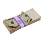New Series $20s Aged $2,000 Blank Filler Fat Fold - Prop Movie Money
