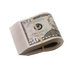 New Series $5,000 Blank Filler Fat Fold - Prop Movie Money