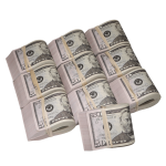 New Series $50,000 Blank Filler Fat Fold Bundle - Prop Movie Money