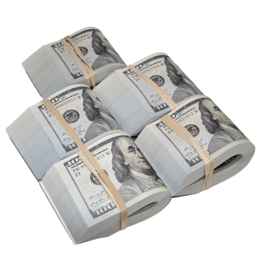 new-series-50000-blank-filler-fat-fold-bundle-2642680 New Series $50,000 Blank Filler Fat Fold Bundle - Prop Movie Money