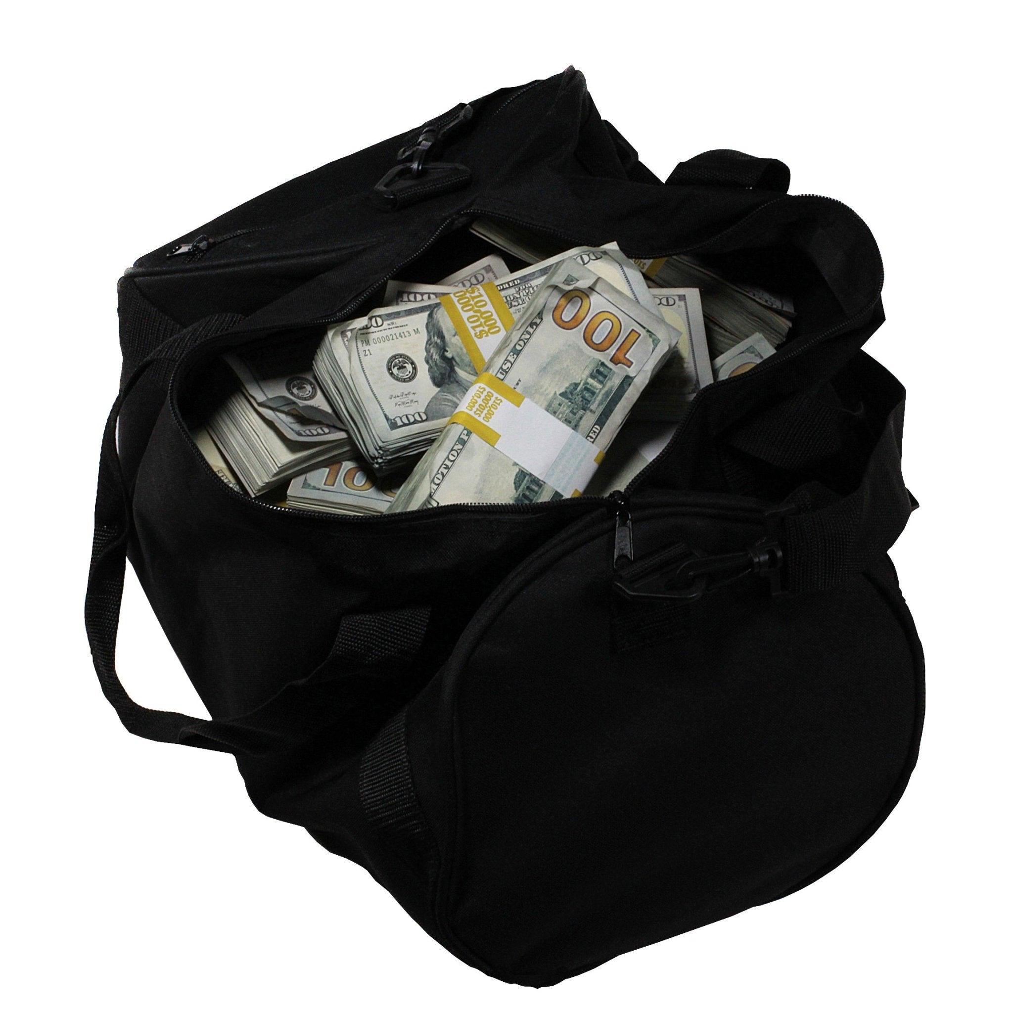 new-series-500000-aged-full-print-duffel-bag-2629098-4 New Series $500,000 Aged Full Print Duffel Bag - Prop Movie Money