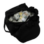 New Series $500,000 Aged Full Print Duffel Bag - Prop Movie Money