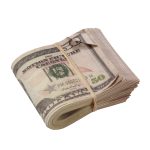 New Series $50s Aged $5,000 Blank Filler Fat Fold - Prop Movie Money