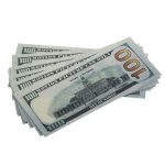 New Series $750,000 Full Print Stacks with Silver Aluminum Case - Prop Movie Money