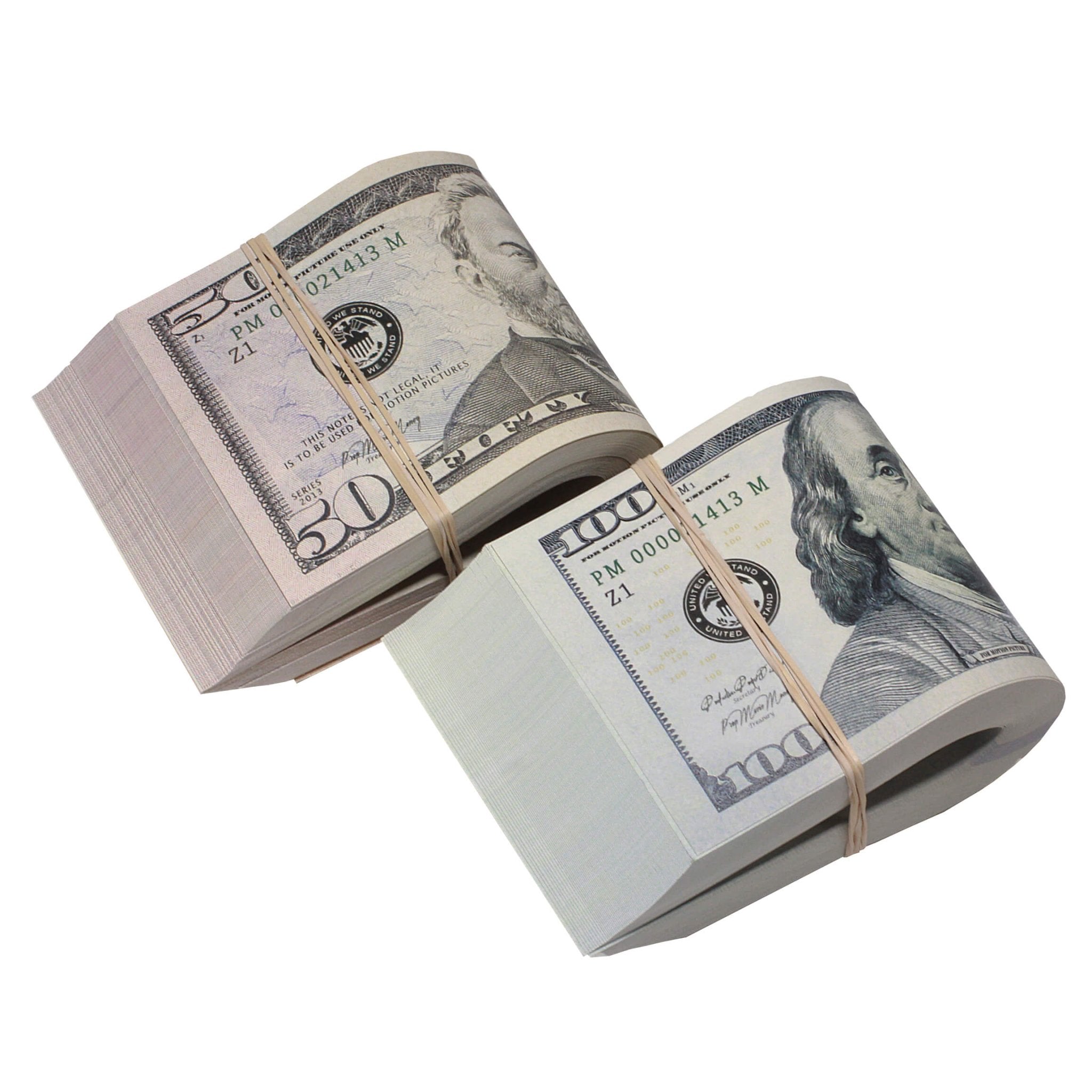new-series-mix-15000-blank-filler-fat-fold-bundle-4458673 New Series Mix $15,000 Blank Filler Fat Fold Bundle - Prop Movie Money