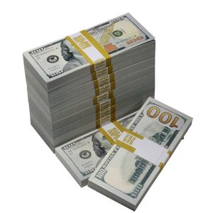 New Style $100,000 Full Print Prop Money Bundle - Prop Movie Money