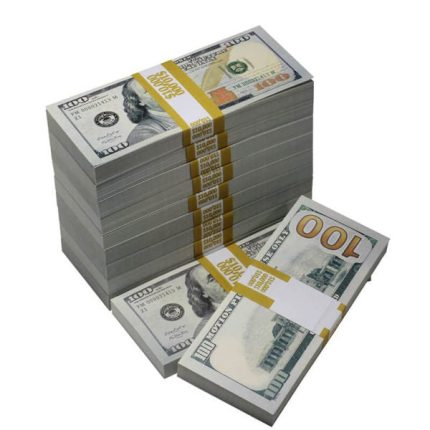 New Style $100,000 Full Print Prop Money Bundle - Prop Movie Money