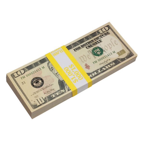 new-style-10s-blank-filler-1000-prop-money-stack-5570625-4 New Style $10s Blank Filler $1,000 Prop Money Stack - Prop Movie Money