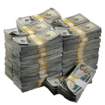 New Style $500,000 Aged Blank Filler Bundle - Prop Movie Money